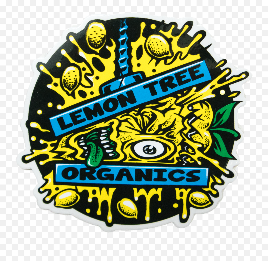 Download Lemon Tree Organics Sticker - Clip Art Png,Lemon Tree Png
