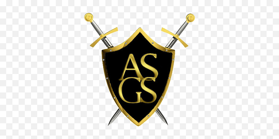 Asgs Security Services Limited Logo 400mm Large Transparent - Crossed Shield And Sword Clipart Png,Spear Transparent