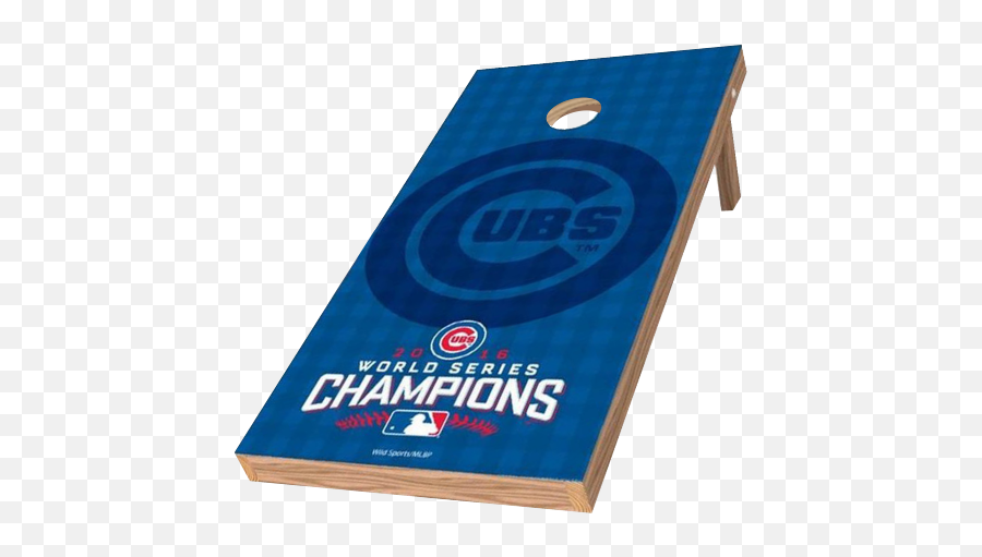 World Series Champions Chicago Cubs - Cornhole Png,Cornhole Png