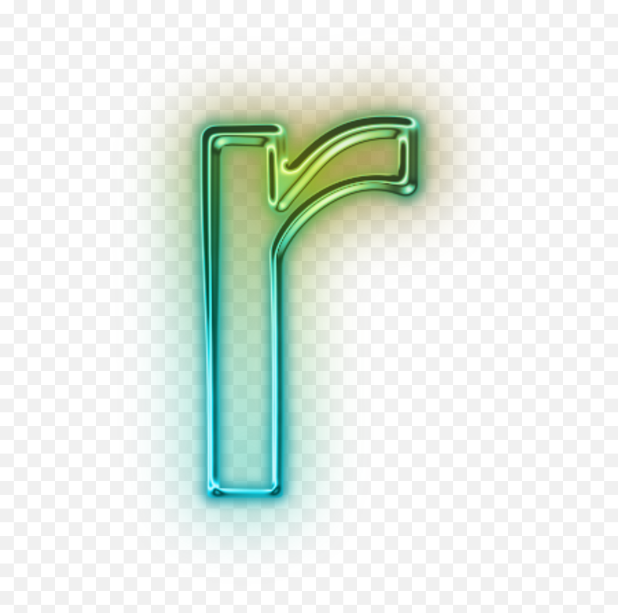 Download Free Png R Letter Images - Neon Letter,All Png