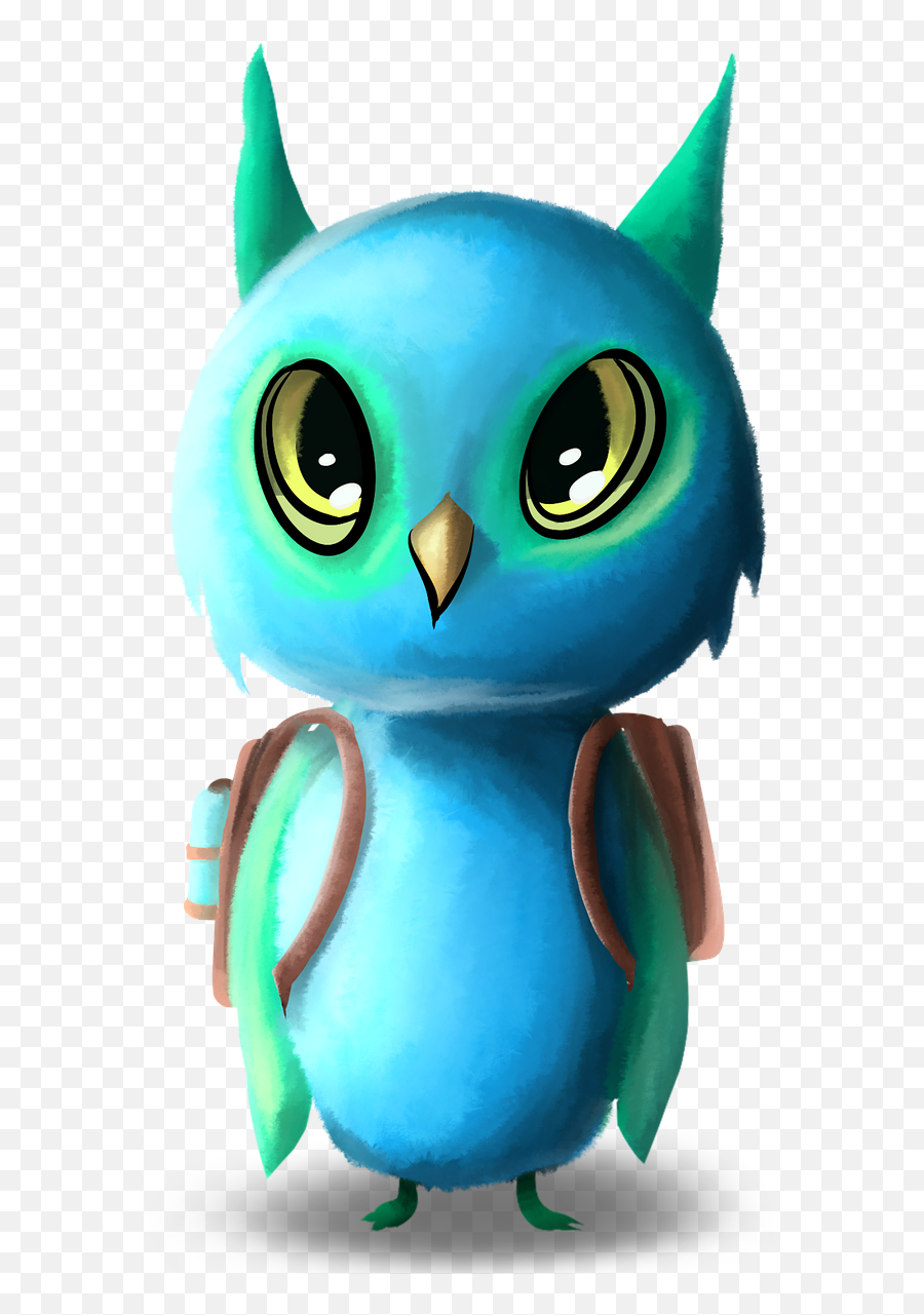 Owl Cute School - Free Image On Pixabay Cartoon Png,Owl Transparent Background
