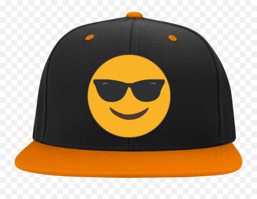 Sunglasses Emoji Stc19 Sport - Tek Flat Bill Highprofile Baseball Cap Png,Sunglasses Emoji Png