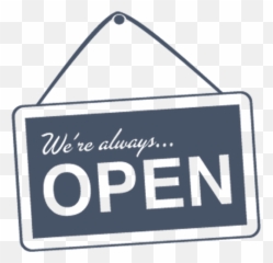 Download Boomtown Services - Always Open Transparent Background Png,Open Png