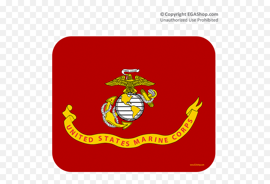 Mousepad Features The Eagle Globe - United States Marine Corps Flag Png,Eagle Globe And Anchor Png