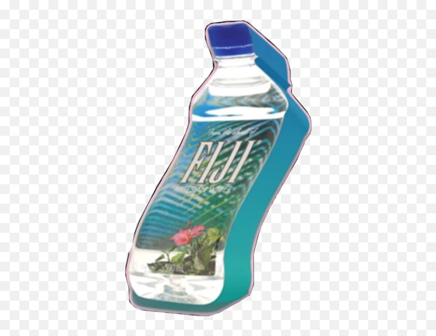 Fiji Bottle Png - Transparent Blue Grunge Aesthetic Png,Fiji Water Png