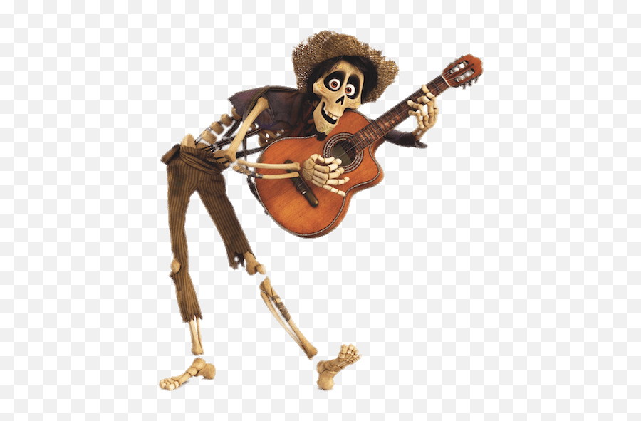 Playing The Guitar Transparent Png - Hector Playing Guitar Coco,Coco Movie Png