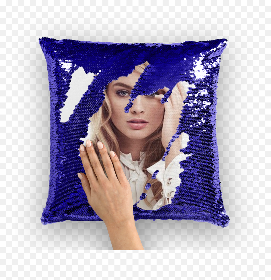 Margot Robbie Cushion Cover - Cushion Png,Margot Robbie Png