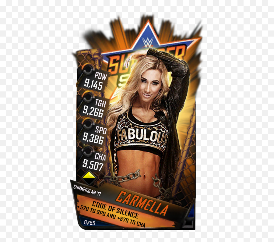 Wwe Supercard Summerslam 17 Cards - Charlotte Flair Wwe Supercard Png,Carmella Png