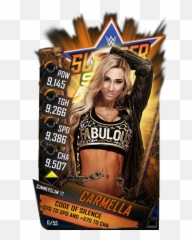 Wwe Supercard Summerslam 17 Cards - Charlotte Flair Wwe Supercard Png,Carmella Png