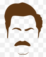 Ron Swanson Clip Art - Clipart png