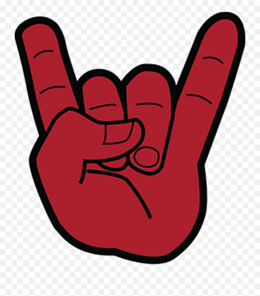 Hand Rockstar Freetoedit - Rockstar Hand Sign Png Clipart Rockstar Hand Transparent,Rockstar Png