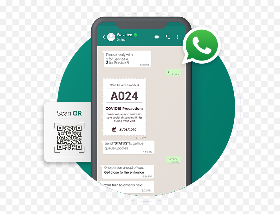 Worldu0027s First Whatsapp Virtual Queuing Solution - Whatsapp Png,Whatsapp Transparent Logo