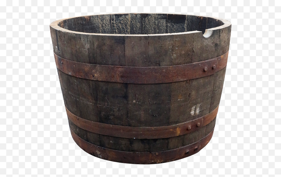 Half Whiskey Barrel Planter U2013 Chelsea Garden Center - Flowerpot Png,Planter Png