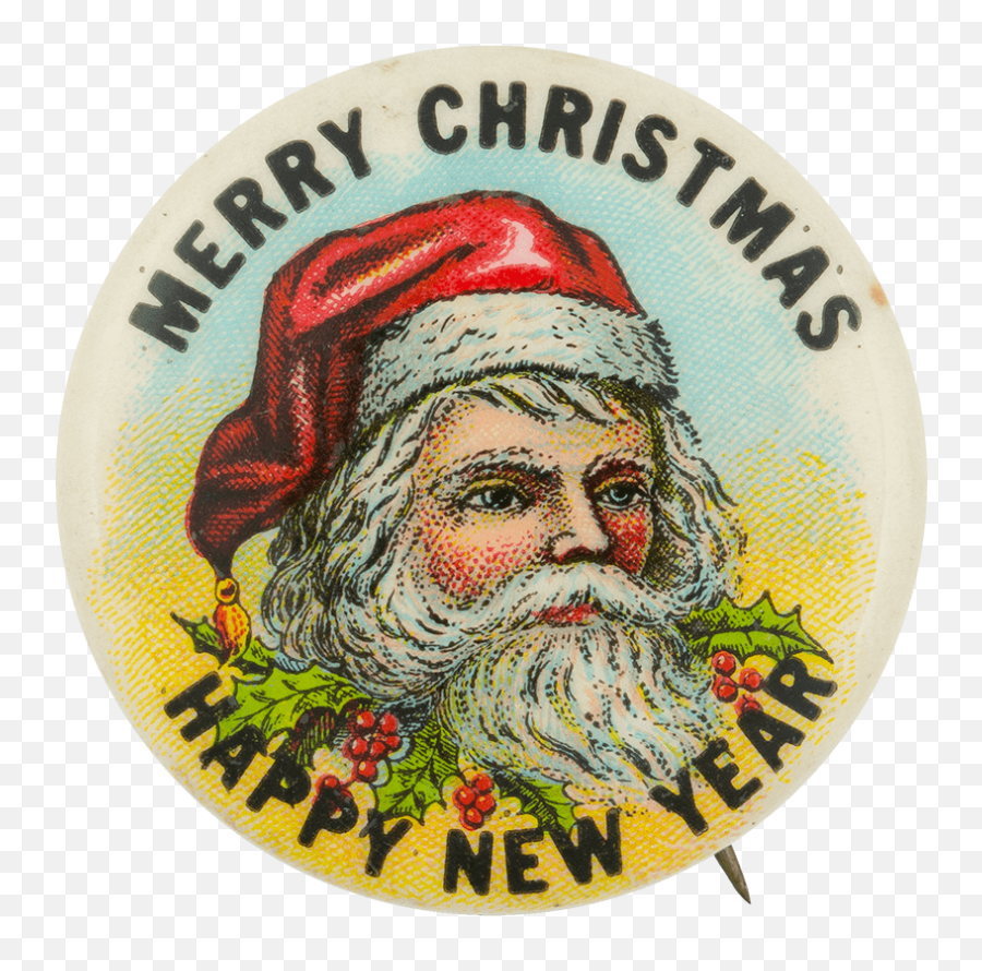 Merry Christmas Happy New Year Busy Beaver Button Museum - Santa Claus Png,Merry Christmas And Happy New Year Png