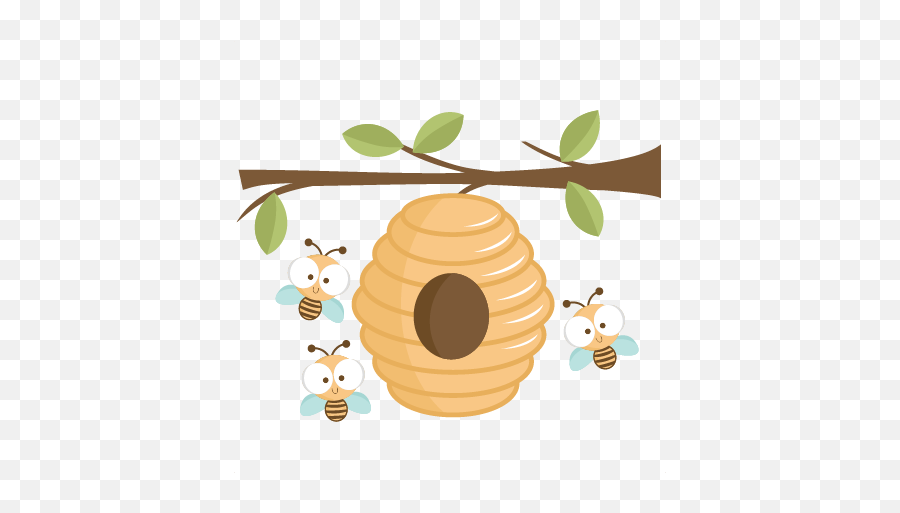 Download Bee Clipart Vintage - Honey Bee Hive Png Clipart Bee Hive In Tree Clip Art,Bee Clipart Png