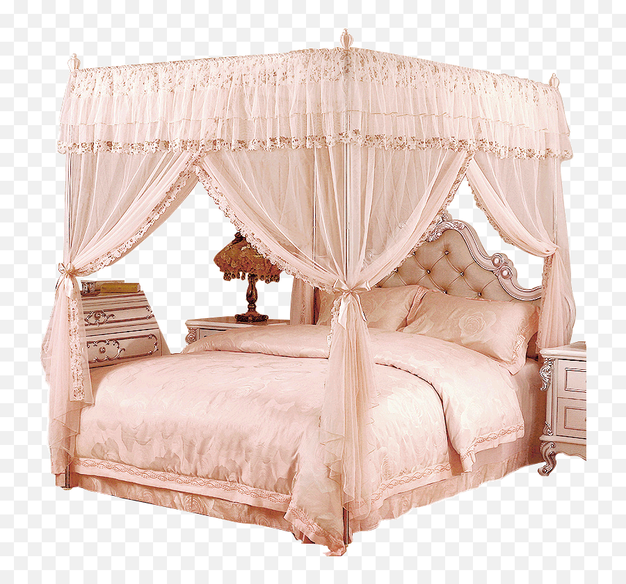Us 11286 35 Off2019 Summer Thickened Mosquito Bed Net 18 M Beds Princess 12 Floor Support Curtains Home Supplies Curtain Tentmosquito - Mode De Moustiquaire Png,Bed Transparent