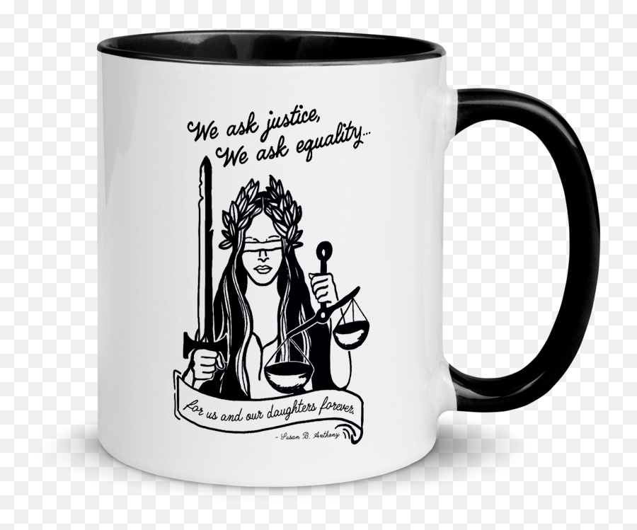 Lady Justice Coffee Mug - Cool Mugs Png,Lady Justice Png