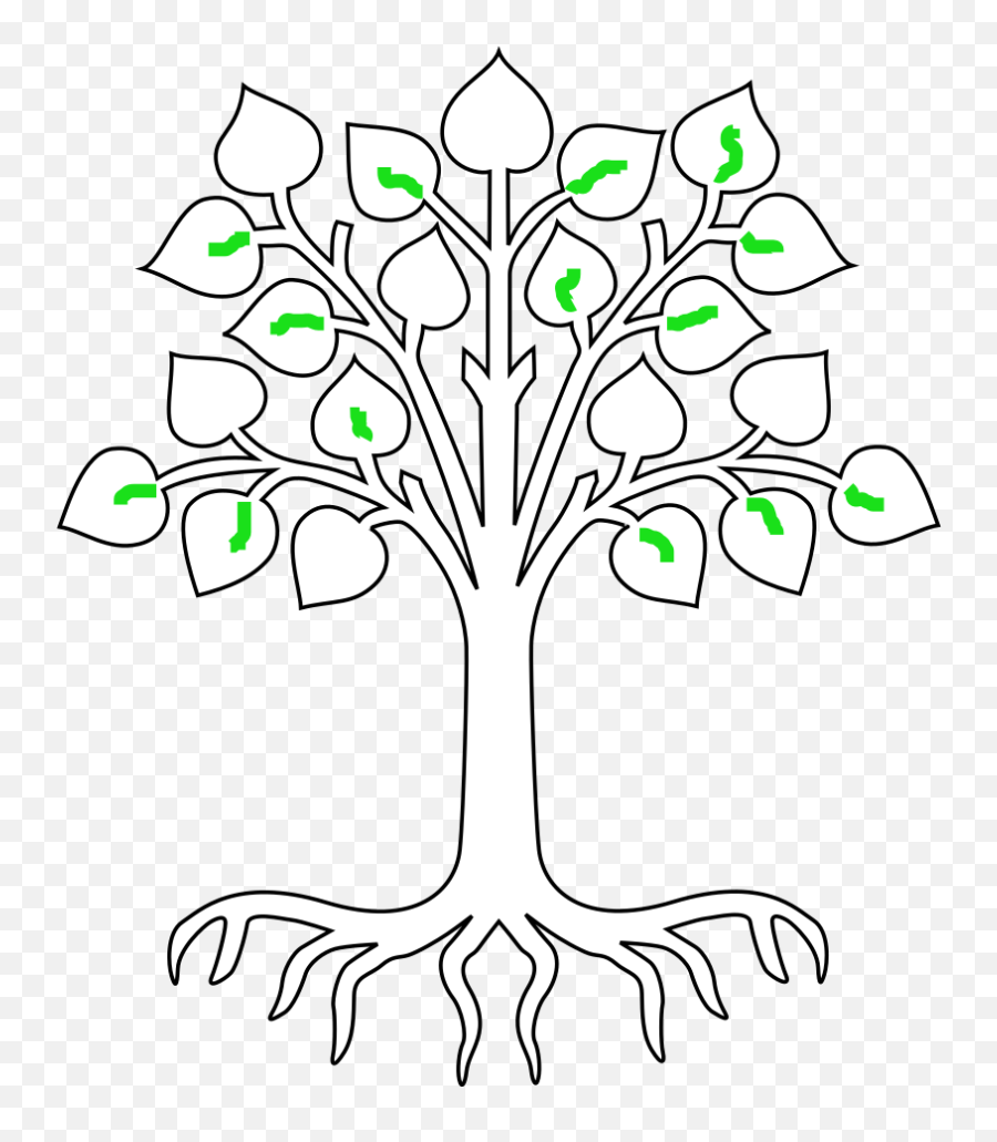 Tree With Roots Svg Vector Clip Art - Svg Circles Of My Multicultural Self Png,Tree With Roots Png