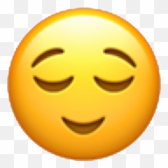 Emoji Transparent Relax Love Relaxed Png