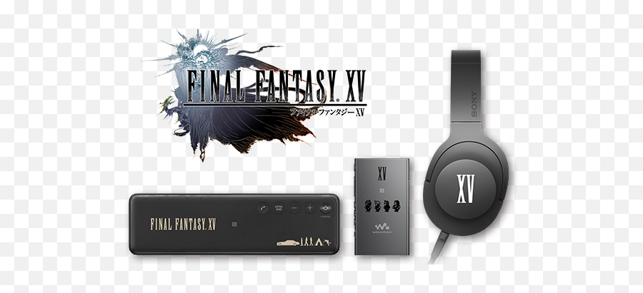 Final Fantasy Xv Fans Now Have A Dedicated Sony Walkman - Logo Final Fantasy 15 Png,Final Fantasy 15 Logo