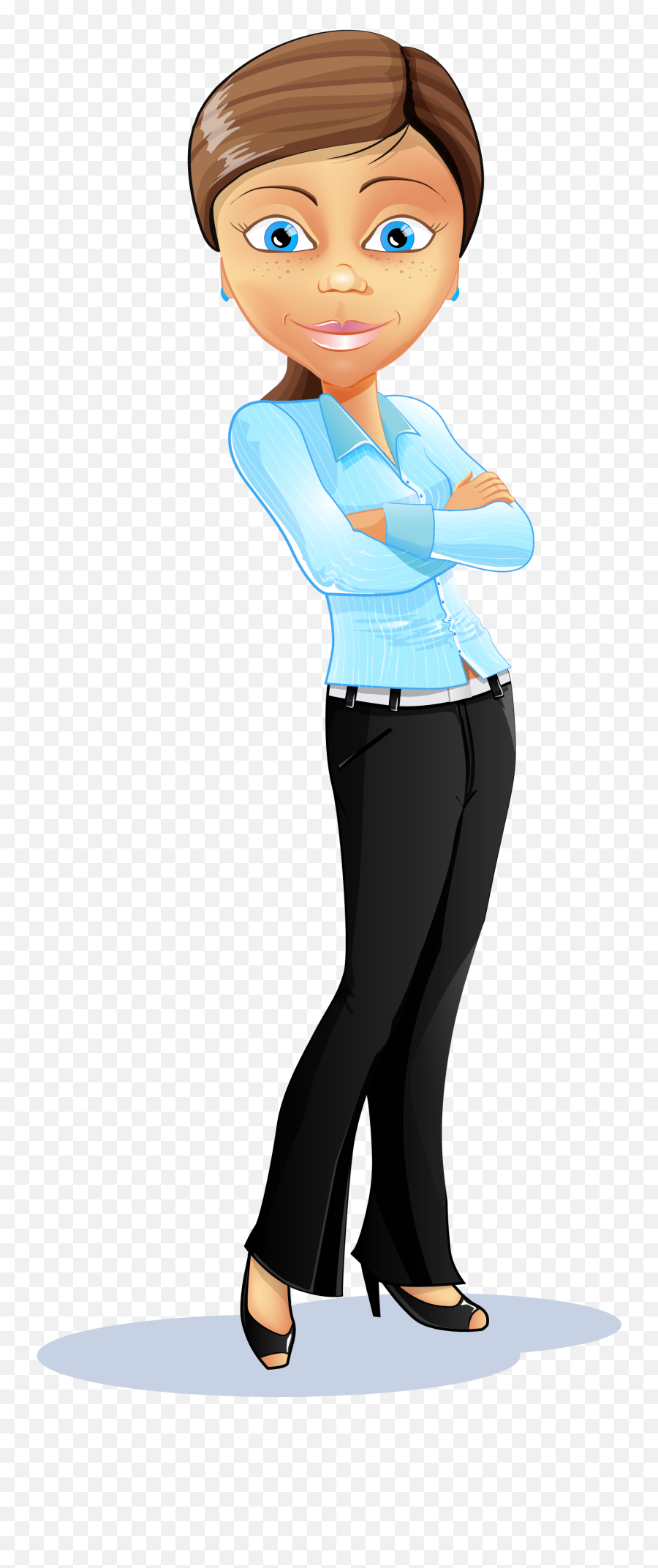 Download Clipart Resolution - Png Cartoon Business Woman,Cartoon Woman Png