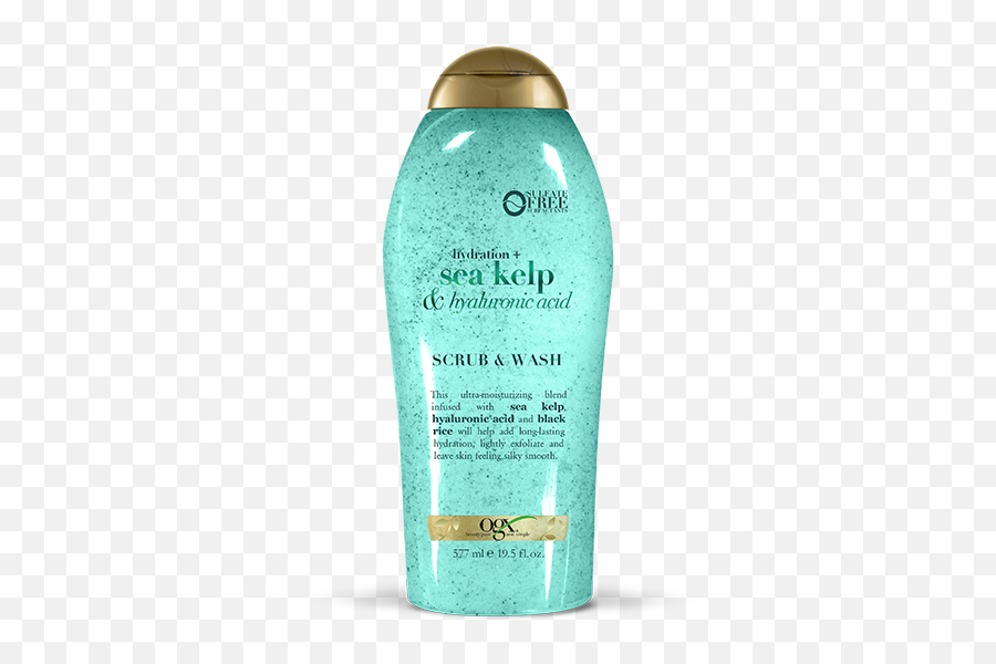 Ogx Hydration Sea Kelp Hyaluronic Acid U0026 Black Rice Body - Ogx Body Wash And Scrub Png,Kelp Png