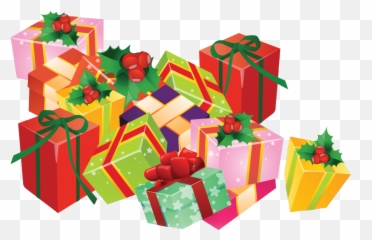 Christmas Gift Cartoon Clip Art - Png