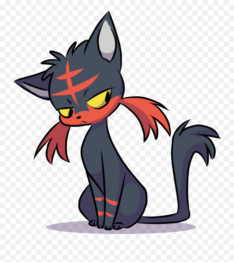 Litten U2014 Weasyl - Mewarnai Pokemon Litten Png,Litten Png