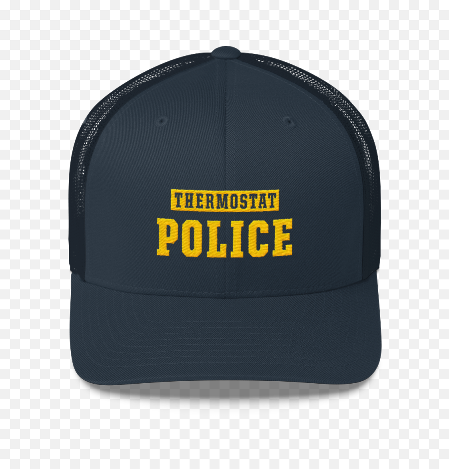 Download Thermostat Police Trucker Cap - Baseball Cap Png,Police Hat Png