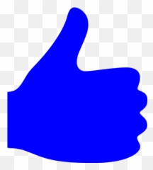 Blue Thumbs Up Icon - Free blue hand icons Icon Thumbs Up png
