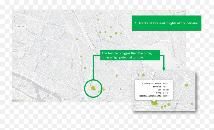 Easily Drill Down Into Your Geodata - Dot Png,Drill Down Icon