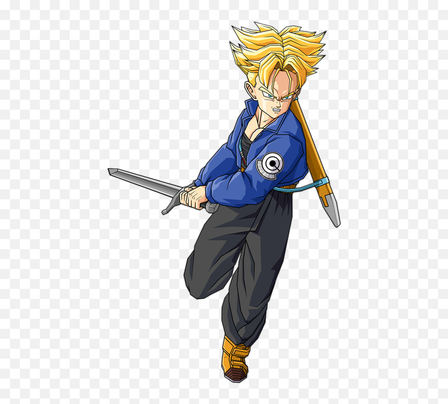 Transparent Future Trunks Png - Trunks Del Futuro Con La Espada