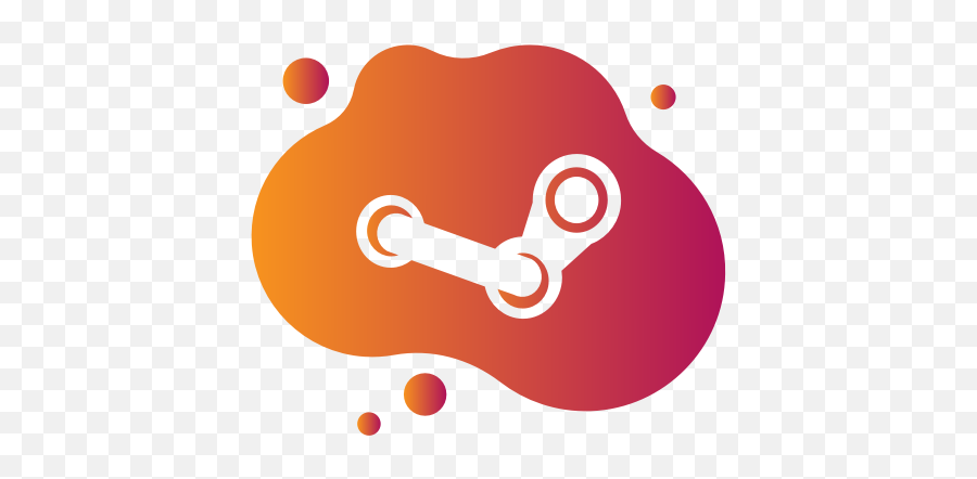 Bubble Gradient Liquid Pink Steam - Red Steam Icon Png,Steam Png