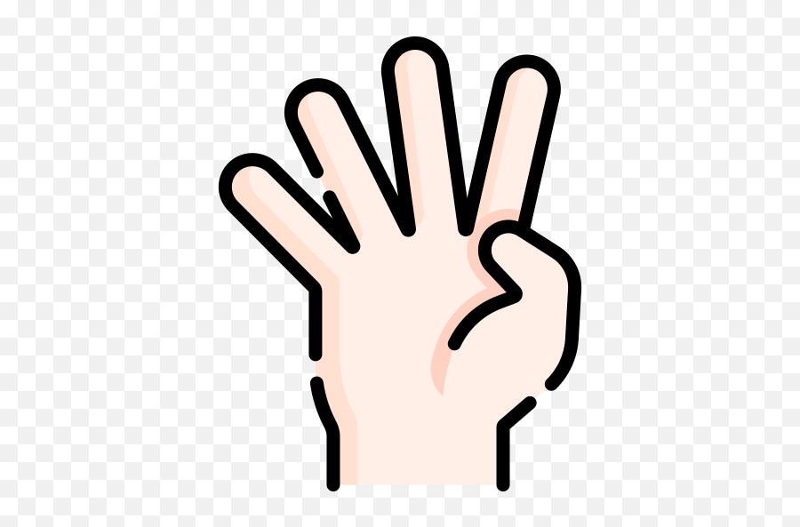 Four - Dot Png,Create Vulcan Salute Icon In Photoshop