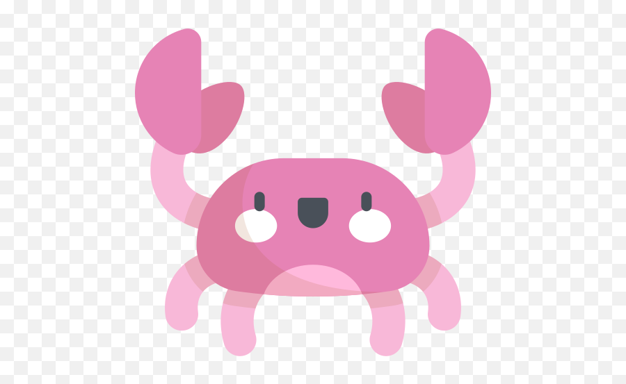 Crab - Happy Png,Hermit Crab Flat Icon