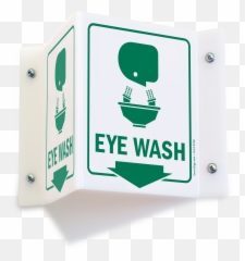 Eye Wash Projecting Sign - Language png
