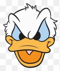 Download Free Png Angry Duck Cliparts - Donald Duck Face Png,Shrek Head Png