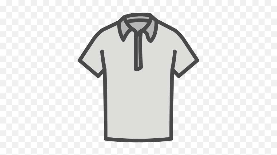 Collared T Shirt Free Icon Of Clothing Icons Fill - Transparent Polo Shirt Clipart Png,Dress Shirt Icon