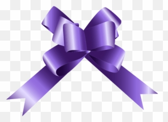 Transparent Png Svg Vector File - Purple Gift Bow