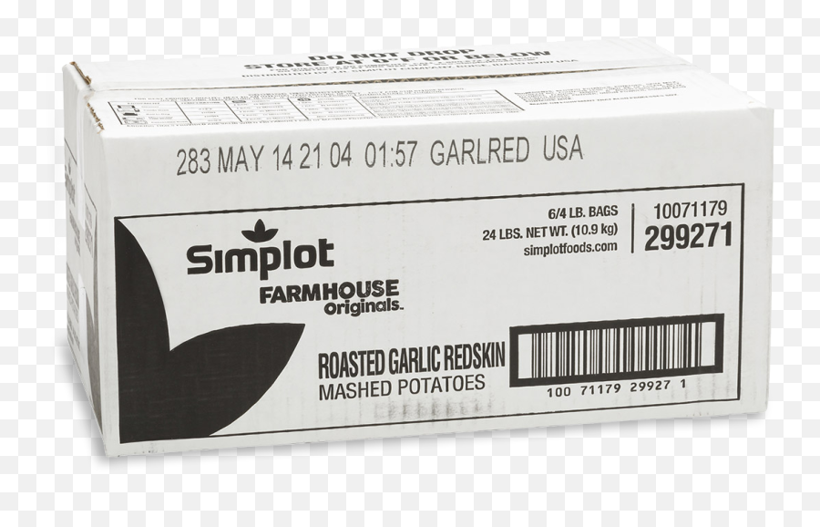 Redskin Garlic Mashed Potatoes Simplot Foods 10071179299271 - Product Label Png,Mash Potato Icon