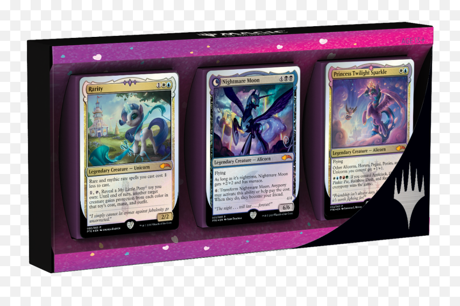 Magic The Gathering My Little Pony U2013 Ponies Galloping Trading Card Box Set - Magic My Little Pony Png,Pony Transparent