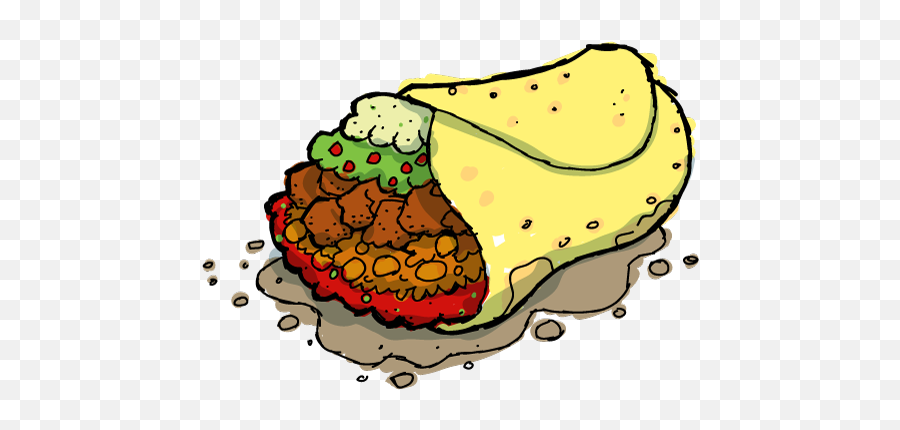 Burrito Clipart Png - Burrito Clip Art,Burrito Png