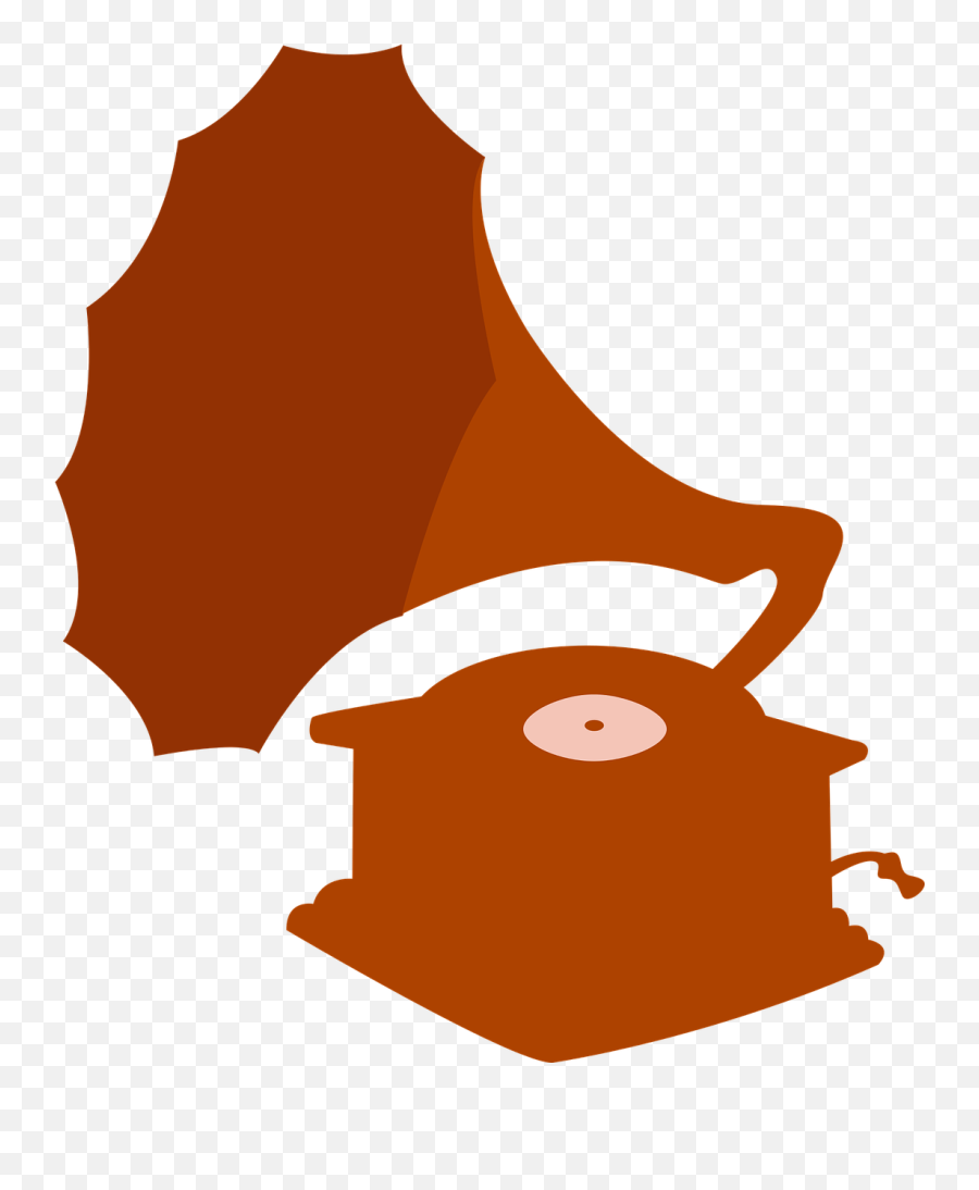 Phonograph Horn Record Player - Phonograph Graphic Png,Png Phonographic