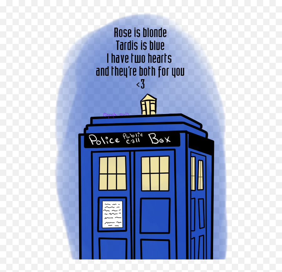 Tardis Doctor Who Valentine Png Image Pngrow - Clipart Happy Birthday Dr,Tardis Icon Heart