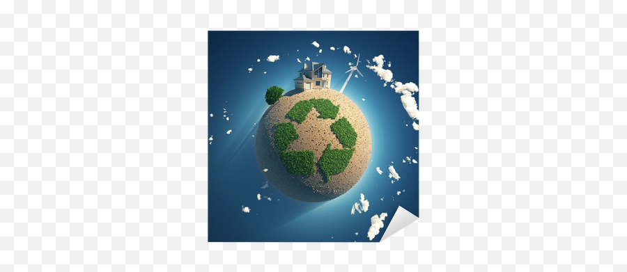 Sticker Planet Of Recycling - Pixersus Cool Recycling Png,Zusammenfassung Icon