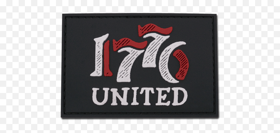 1776 United Retro Logo Pvc Patch - Wallet Png,Retro Logo