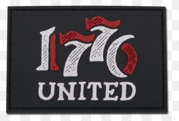 1776 United Retro Logo Pvc Patch - Wallet Png,Retro Logo