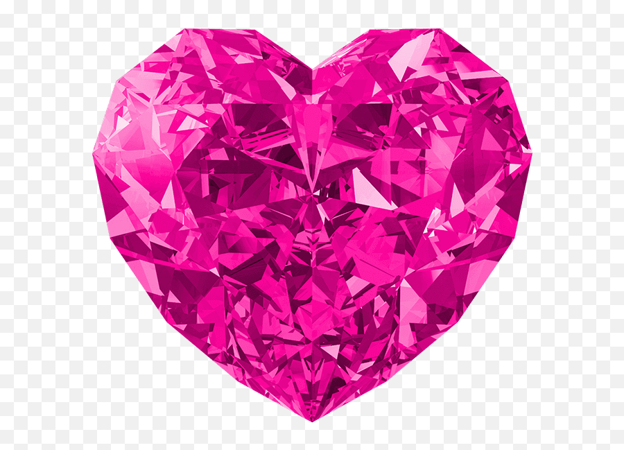 Without Background Image Free Png - Pink Diamond Heart Png,Diamond Transparent