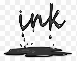 Download Ink Drip Png Images 600 X - Paint Dripping Into Puddle