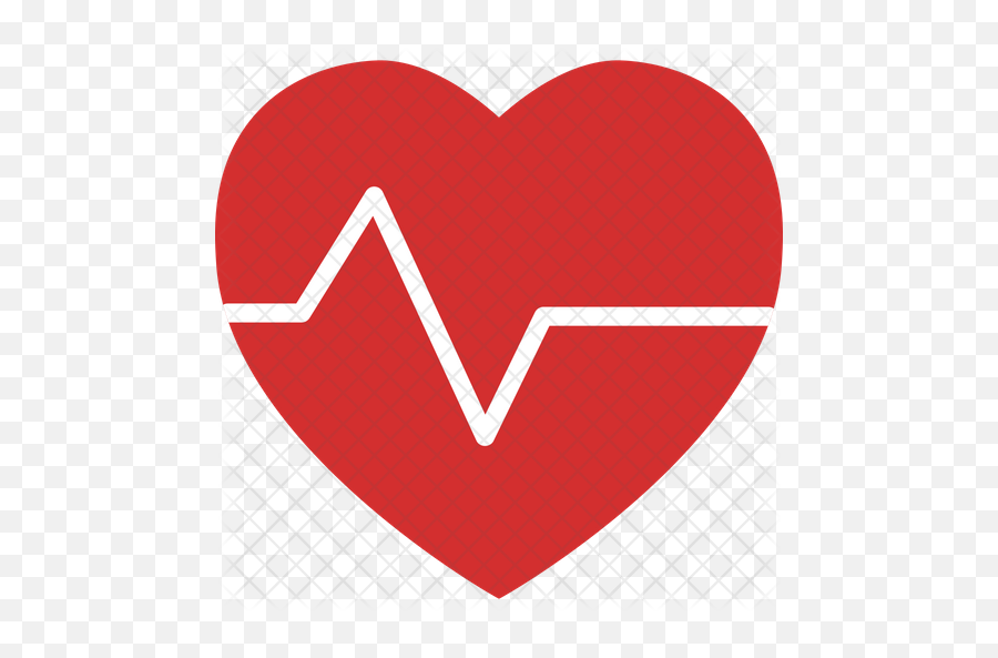Heartbeat Icon Of Flat Style - Heart Png,Heart Beat Png